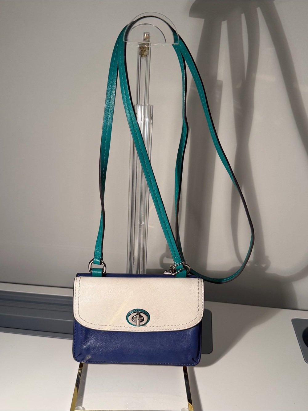 Coach Colorblock Crossbody Wallet Bag